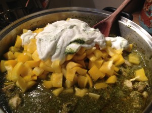 Cilantro Chicken with Yogurt