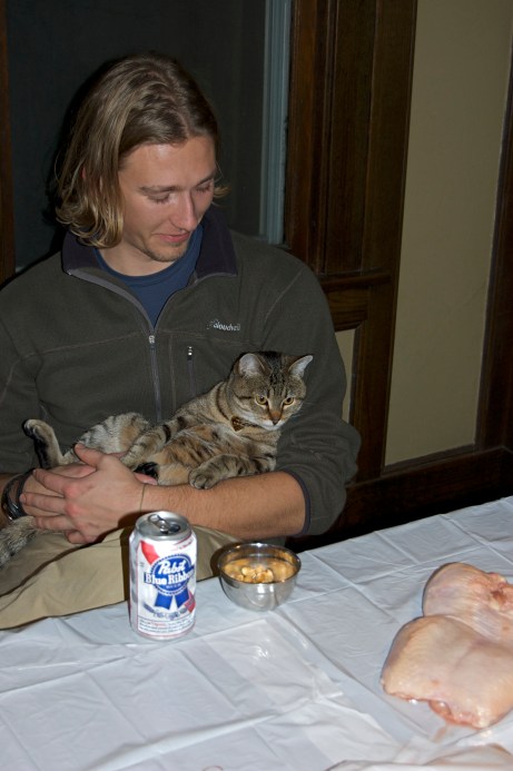 My spectators and pit crew.