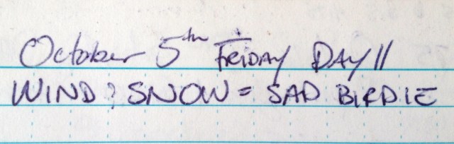 My title in the trip log.