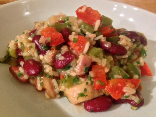 Nuyorcian beans and rice